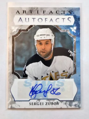 Sergei Zubov #AF-SZ Autofacts 2023-24 Artifacts front